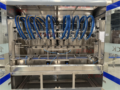 Автоматическая линейная машина розлива с магнитным насосом