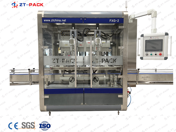 Автоматическая отслеживающая укупорочная машина с двумя головками