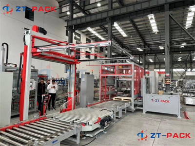 Автоматический сервоприводной паллетайзер