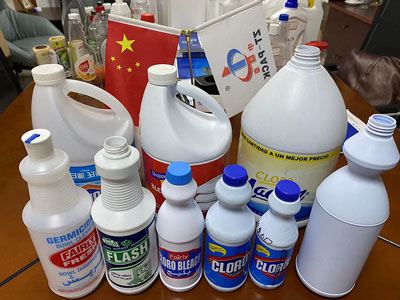 Линия розлива белизны и других агрессивных жидкостей 50-5000 мл